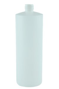 Bottle 1Ltr Bro Cylinder FLUORINATED Enkase L3 28/410 Natural HDPE