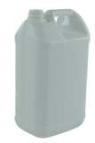 Jerry Can 5Ltr 38/410-TE White HDPE TAMPER-EVIDENT (with View Stripe)
