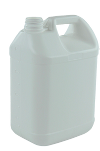 Jerry Can 4Ltr 38/410-TE White HDPE TAMPER-EVIDENT