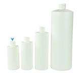Bottle 100mL Bro Cylinder 24/410 White HDPE