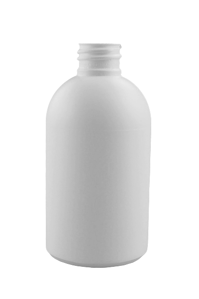 Bottle 250mL Bro Squat Boston 28/410 White HDPE