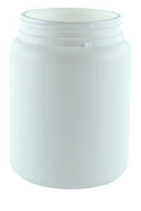 Jar 1.65Ltr Wide Mouth 110mm White HDPE TAMPER-EVIDENT Neck