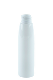 Bottle 100mL Bullet Round 24/410 White PET Light-Weight (Squeezy)