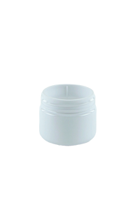Jar 20mL Lowline Base 37mm White-Brilliant PET