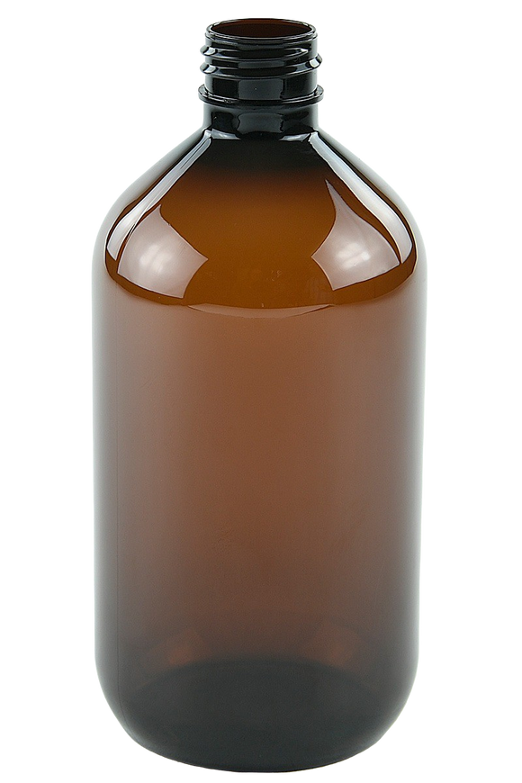 Bottle 500mL Veral 28/410 AmberTint PET