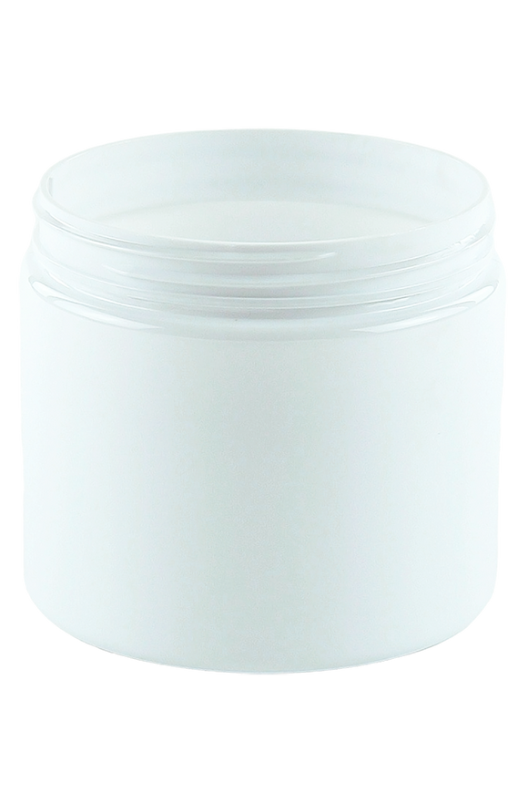Jar 450mL Lowline Base 89mm White PET
