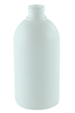 Bottle 500mL VP Squat Boston HEAVY 28/410 Short-Neck White HDPE