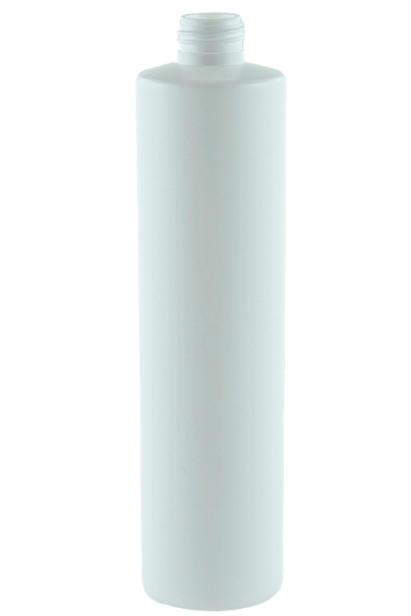 Bottle 375mL VP Pillar 24/410 White HDPE