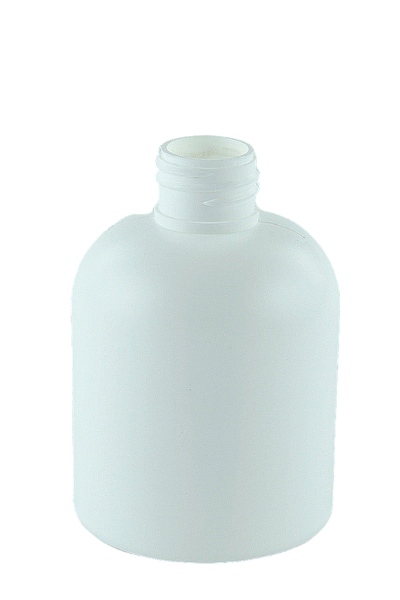 Bottle 250mL VP Bell Boston Squat 28/410 White HDPE