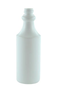 Bottle 500mL VP Round Trigger 28/410 White HDPE
