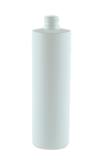 Bottle 500mL VP Pillar 24/410 White HDPE