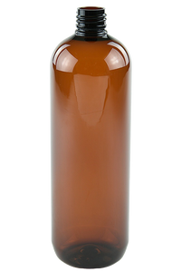 Bottle 500mL LAX Tall Boston 24/410 AmberTint rPET (PCR100%)