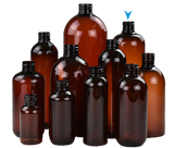 Bottle 500mL LAX Tall Boston 24/410 AmberTint PET