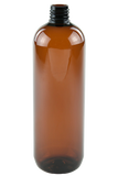 Bottle 500mL LAX Tall Boston 24/410 AmberTint rPET (PCR100%)