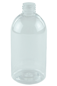 Bottle 500mL LAX Short Boston 28/410 Clear rPET (PCR100%)