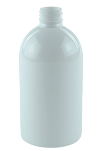 Bottle 500mL LAX Short Boston 28/410 WhiteSolid PET