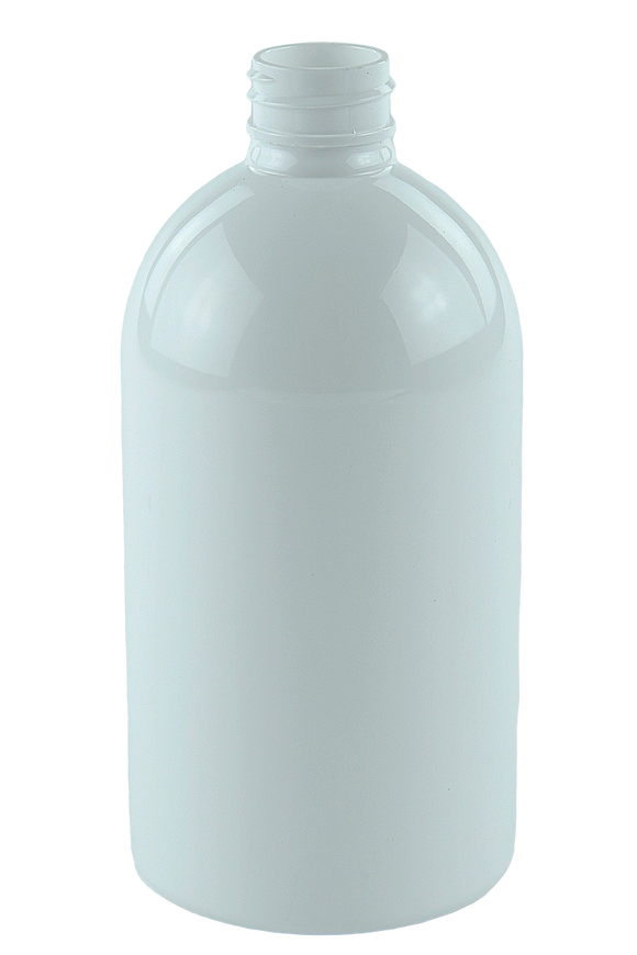 Bottle 500mL LAX Short Boston 28/410 WhiteSolid PET