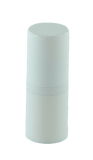 APJY Airless Lotion Pump WHOC (for Bot 5mL Snow) White + White Collar + Overcap WHITE