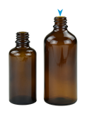 Bottle 100mL Aroma 18/410 AmberTint GLASS