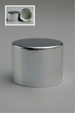 SCYX Screw Cap 24/410 White with Silver-Shiny Aluminium Sleeve Smooth-Wall + PE Wad