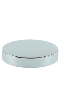 Lid 89mm Lowline White with Shiny-Silver Aluminium Sleeve + Wad